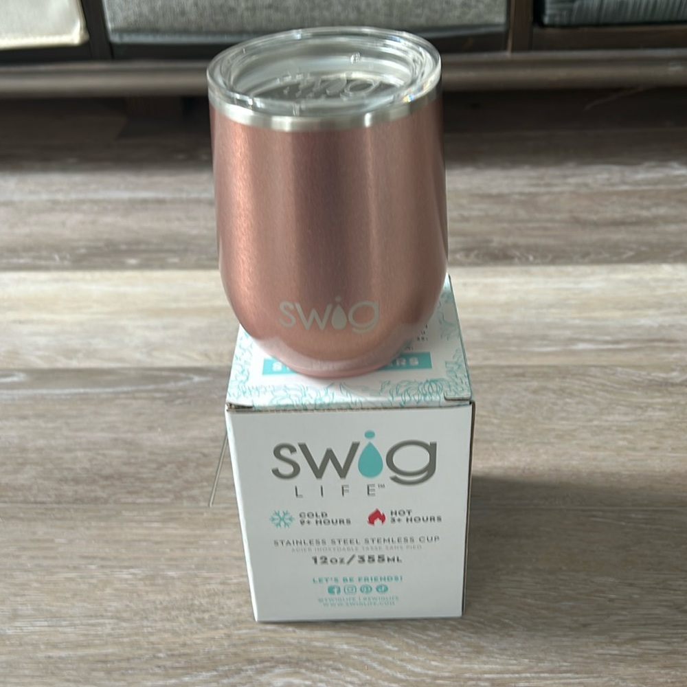 Swig Rose Gold Stemless cup